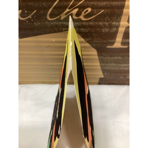 Gibson Halloween Flocked Black Cat Greeting Card Die Cut Stand Up Double Sided - Picture 4 of 10